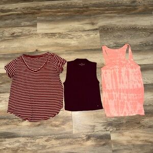 3 American eagle shirts